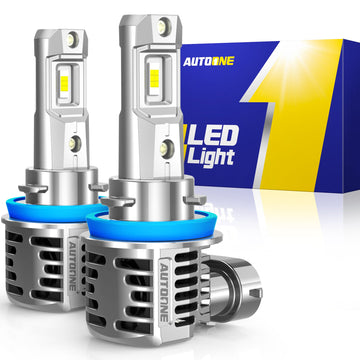 Autoone Headlight Bulb H8 H9 H11 LED Headlight Bulbs 6500K White 100W 22000LM Wireless